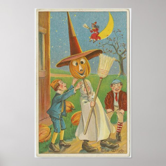 The Witch vintage art print (Front)