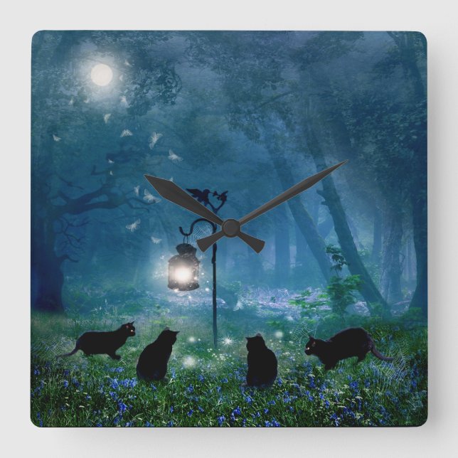 The Witches Cats Clock (Front)