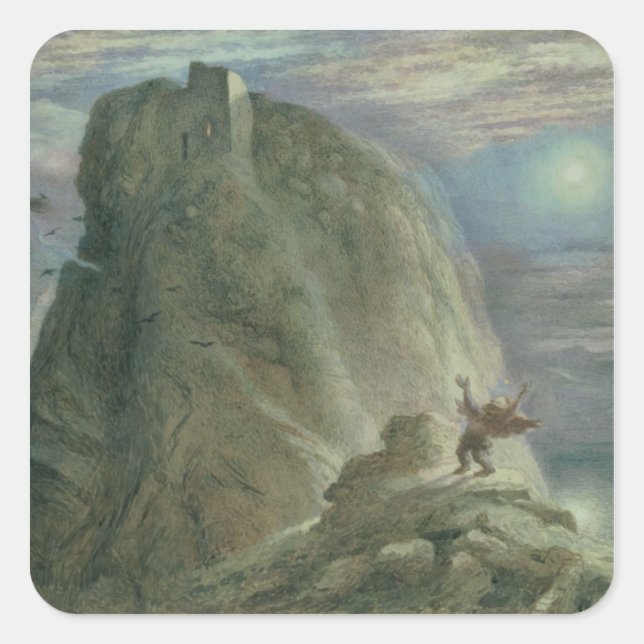 The Witches' Home No.2 Square Sticker (Front)