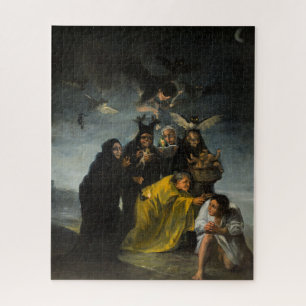 The Witches' Sabbath, Las Brujas by Francisco Goya Jigsaw Puzzle