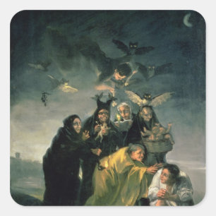 The Witches' Sabbath Square Sticker