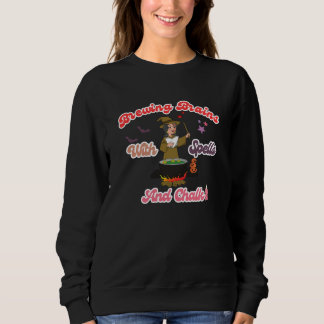  The Witching Hour: A Spooky Teacher Design Sweatshirt
