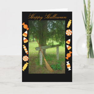 The Witching Post- Halloween Greeting Card