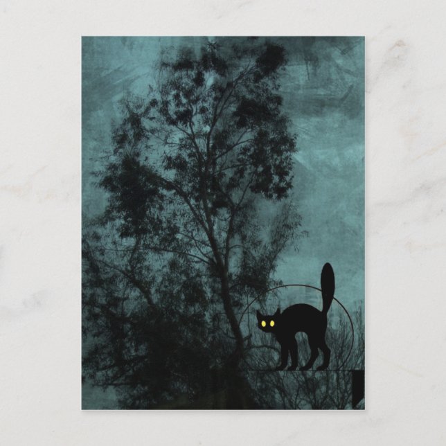 The Witch's Cat Postcard (Front)