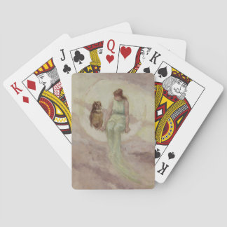 The witch's daughter playing cards
