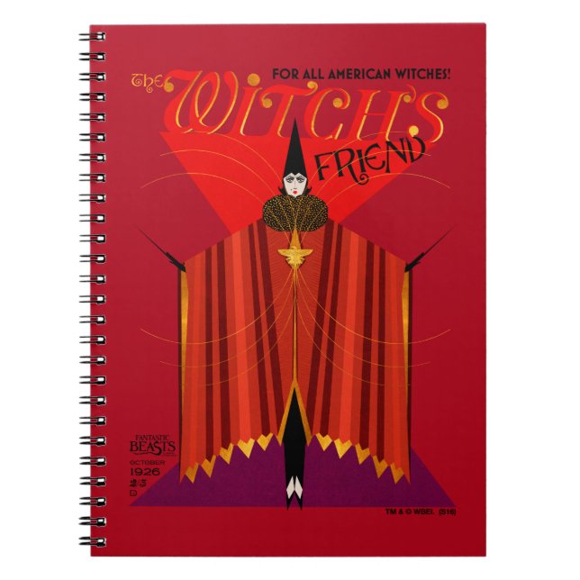 The Witch's Friend October Magazine Notebook (Front)