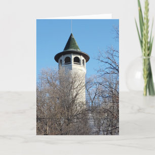 "The Witch's Hat Tower" Hallowe’en Card