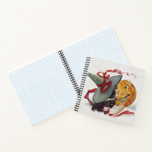 The Witch's Kiss: a Jack o Lantern on Halloween Notebook