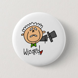 The Wizard 6 Cm Round Badge