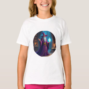 The Wizard Consults His Magic Crystal T-Shirt