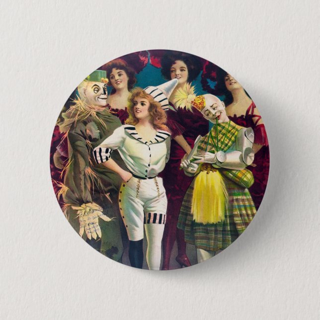 The Wizard of Oz 6 Cm Round Badge (Front)