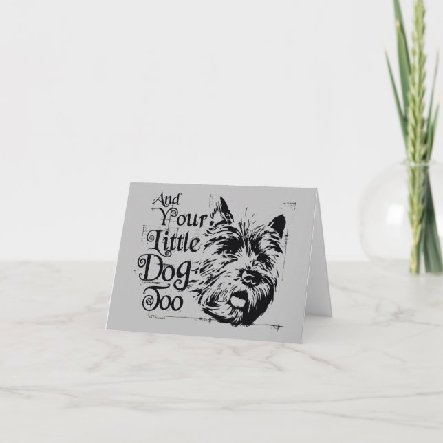 The Wizard Of Oz™ | And Your Little Dog, Too Note Card (Front)