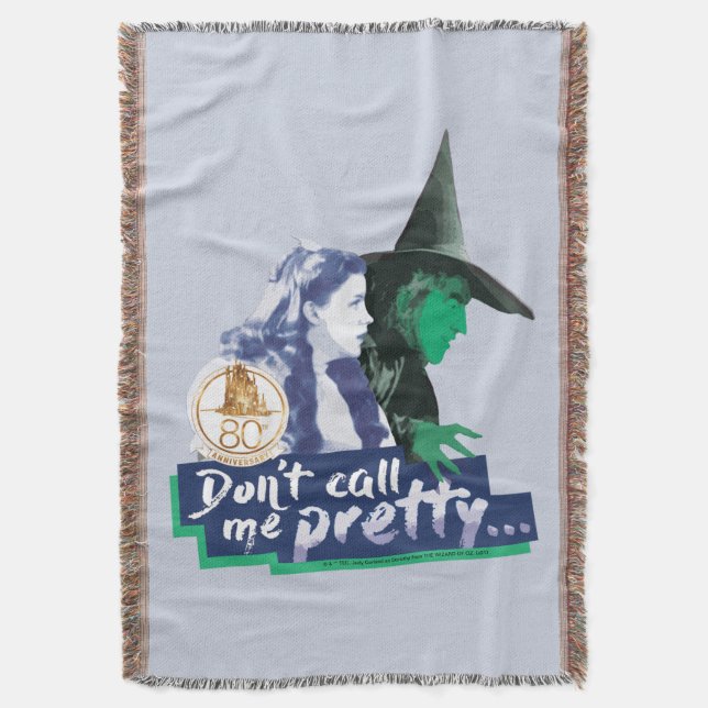 The Wizard Of Oz™ | Don't Call Me Pretty Throw Blanket (Front Vertical)