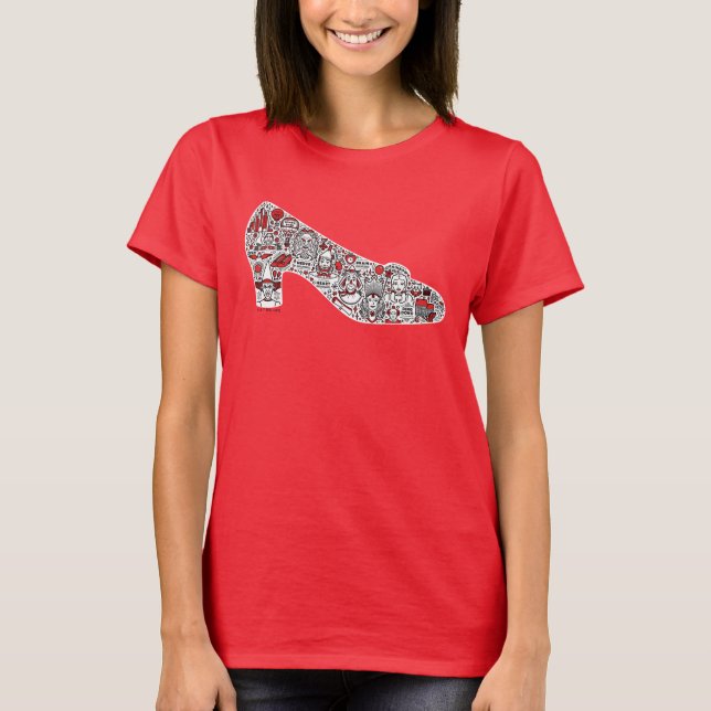 The Wizard of Oz Doodle Art T-Shirt (Front)
