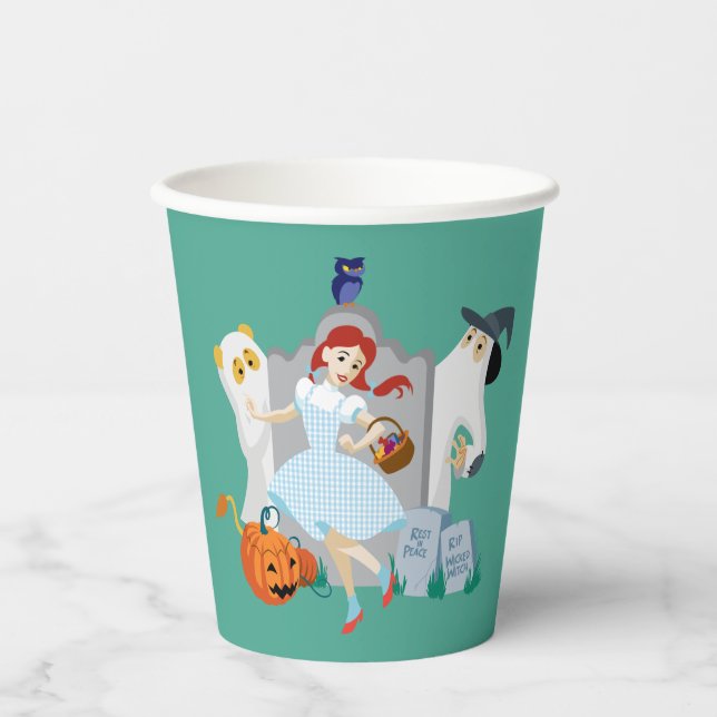The Wizard Of Oz™ | Dorothy Halloween Happy Dance Paper Cups (Front)
