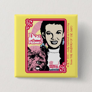 The Wizard Of Oz™   Dorothy™ & Toto™ - Dog P 15 Cm Square Badge