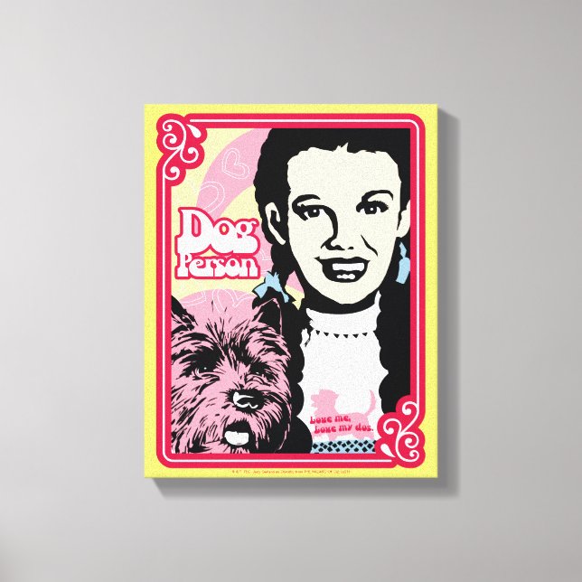 The Wizard Of Oz™ | Dorothy™ & Toto™ - Dog Person Canvas Print (Front)
