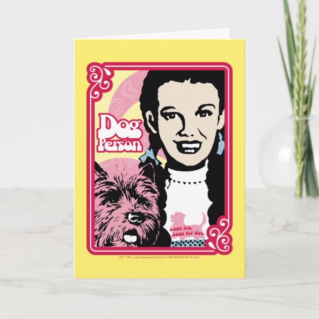The Wizard Of Oz™ | Dorothy™ & Toto™ - Dog Person Card (Front)