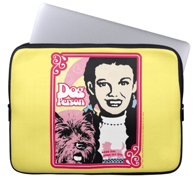 The Wizard Of Oz™ | Dorothy™ & Toto™ - Dog Person Laptop Sleeve (Front)