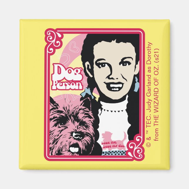 The Wizard Of Oz™ | Dorothy™ & Toto™ - Dog Person Magnet (Front)