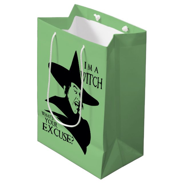 The Wizard Of Oz™ | I'm A Witch Medium Gift Bag (Front Angled)