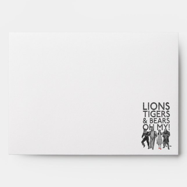 The Wizard Of Oz™ | Lions Tigers & Bears Oh My! Envelope (Front)