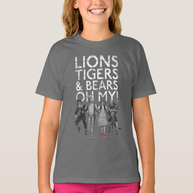The Wizard Of Oz™ | Lions Tigers & Bears Oh My! T-Shirt (Front)