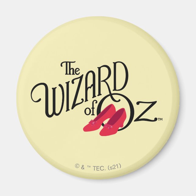 The Wizard Of Oz™ Logo Magnet (Front)