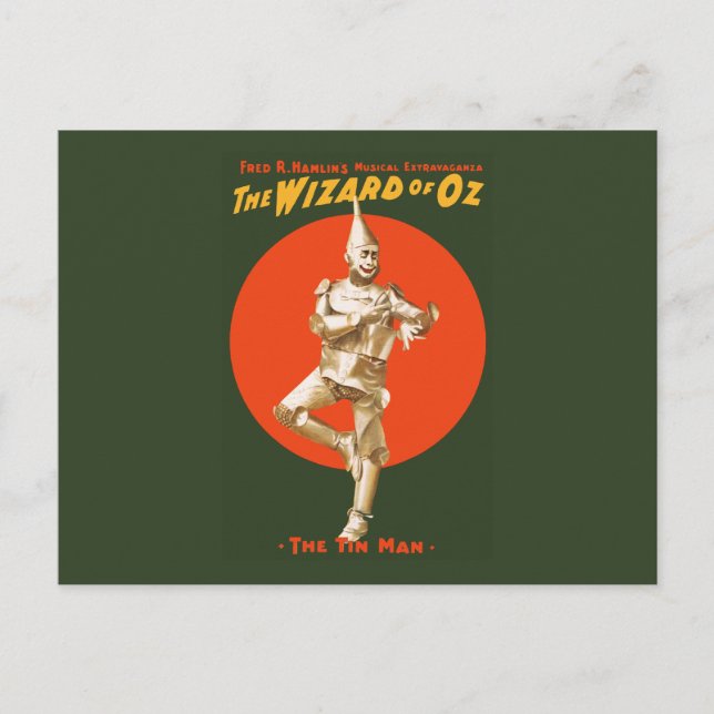 The wizard of Oz Musical Extravaganza Postcard (Front)