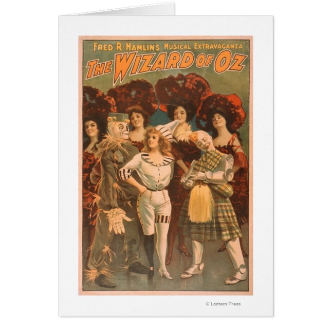 "The wizard of Oz" Musical Theatre Poster #1 (Front)