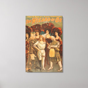 "The wizard of Oz" Musical Theatre Poster #1 Canvas Print