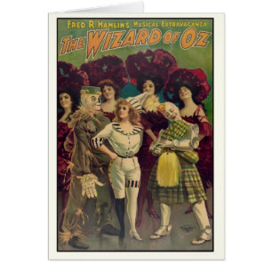 The Wizard of Oz Musical Vintage Poster 1903