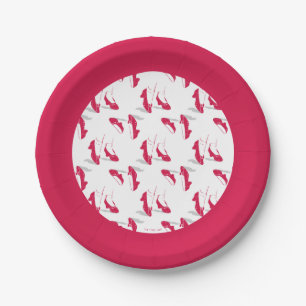 The Wizard Of Oz™   Ruby Slippers™ Pattern Paper Plate