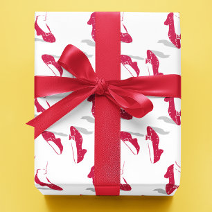 The Wizard Of Oz™   Ruby Slippers™ Pattern Wrapping Paper Sheet