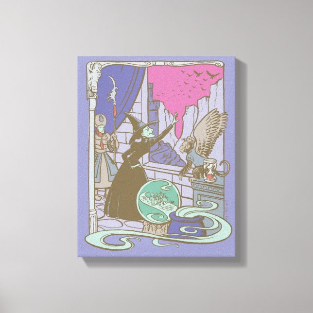 The Wizard Of Oz™ | Storybook Wicked Witch™ Canvas Print (Front)
