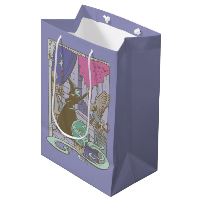 The Wizard Of Oz™ | Storybook Wicked Witch™ Medium Gift Bag (Front Angled)