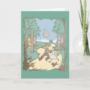 The Wizard Of Oz™   Storybook Yellow Brick Road Card