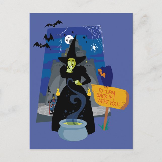 The Wizard Of Oz™ | The Wicked Witch Postcard (Front)