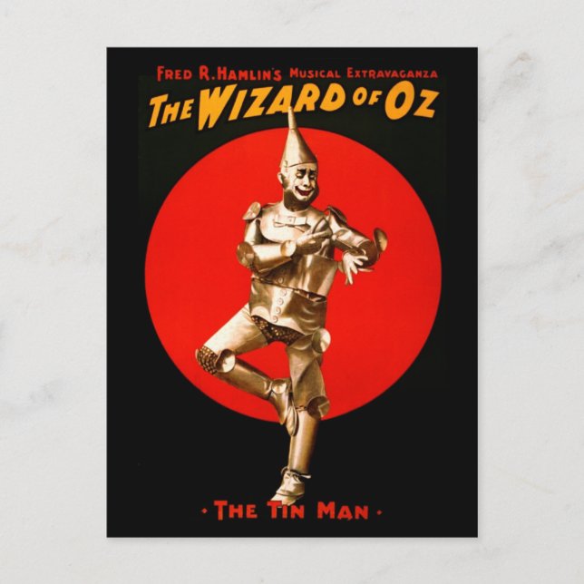 The Wizard of Oz - vintage theatrical poster Postcard (Front)