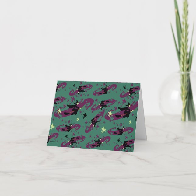 The Wizard Of Oz™ | Wicked Witch™ Pattern Note Card (Front)