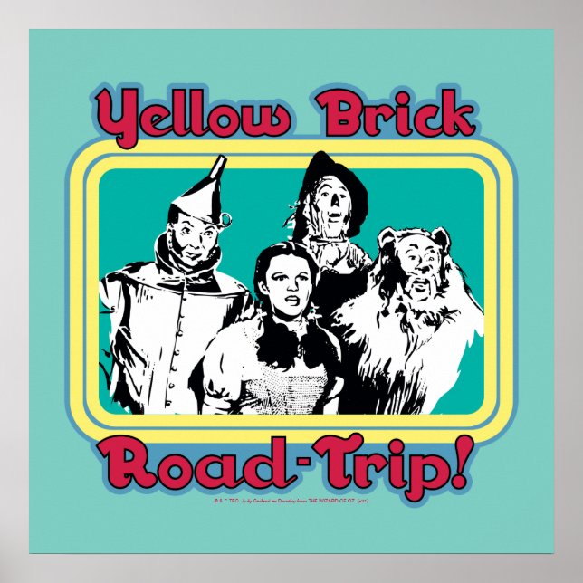 The Wizard Of Oz™ | Yellow Brick Road-Trip! Poster (Front)