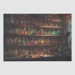 The Wizards Apothecary Digital Art Tissue Paper