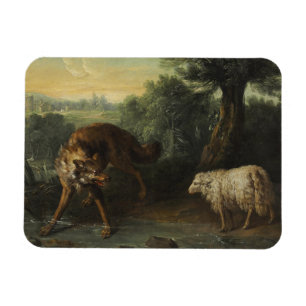The Wolf and the Lamb Magnet