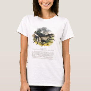 The Wolf (Canis lupus) educational illustration pu T-Shirt
