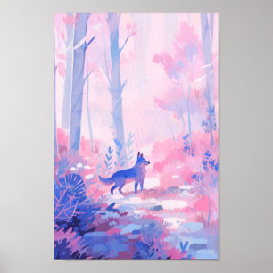 The Wolf in the Snow Poster