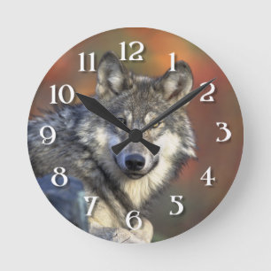 The Wolf Round Clock