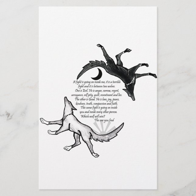 The Wolf that Feeds Stationery (Front)