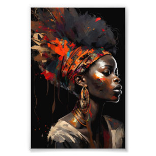 The Woman, Beautiful Woman, Art Print, Africa Photo Print