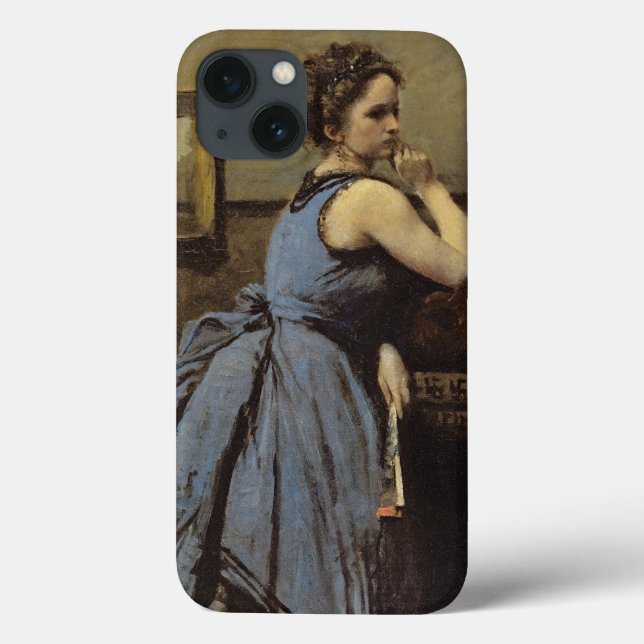 The Woman in Blue, 1874 Case-Mate iPhone Case (Back)