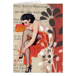 The Woman in Red Lingerie